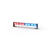 Red and blue LED megathin stick multi light bar, MTS418MC-RB Code 3 model