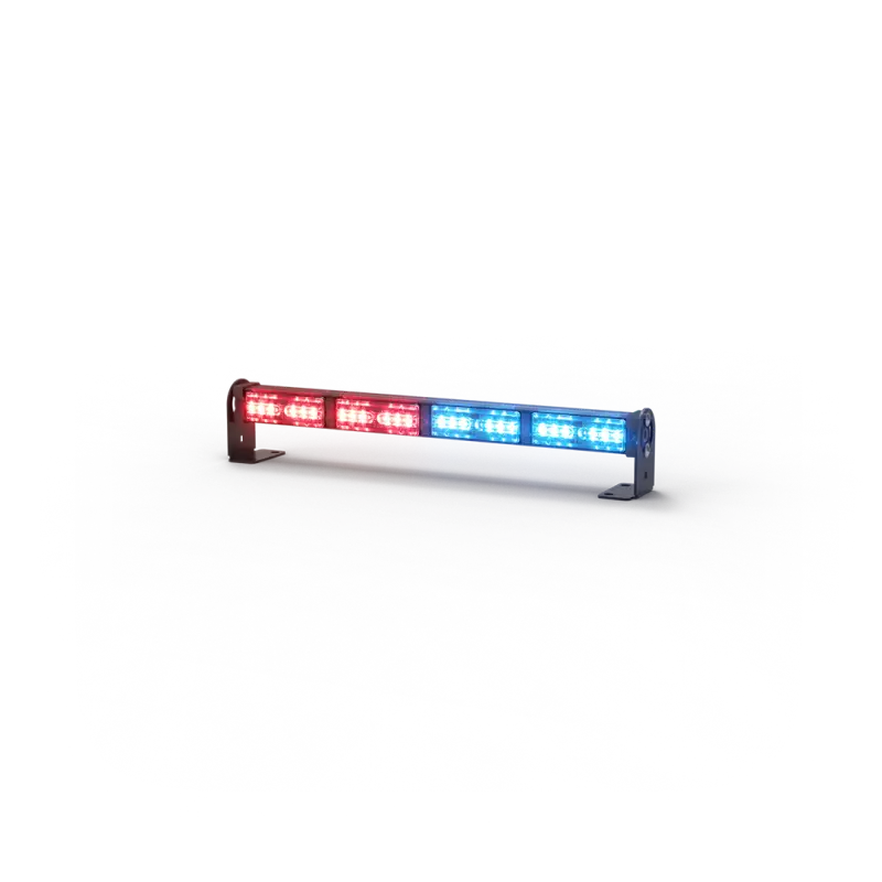 Red and blue LED megathin stick multi light bar, MTS418MC-RB Code 3 model