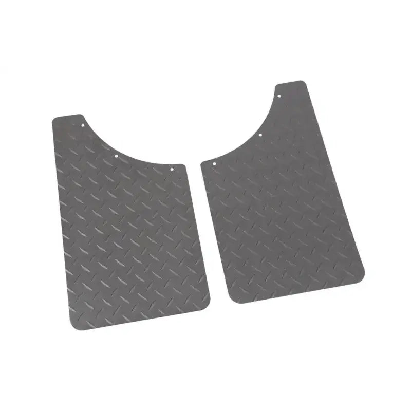 Mud Flap Multi-Fit (See Document for Guidance); 11 Inch X 19 Inch; Set of 2; Rectangle With Radius Notch; Without Logo;