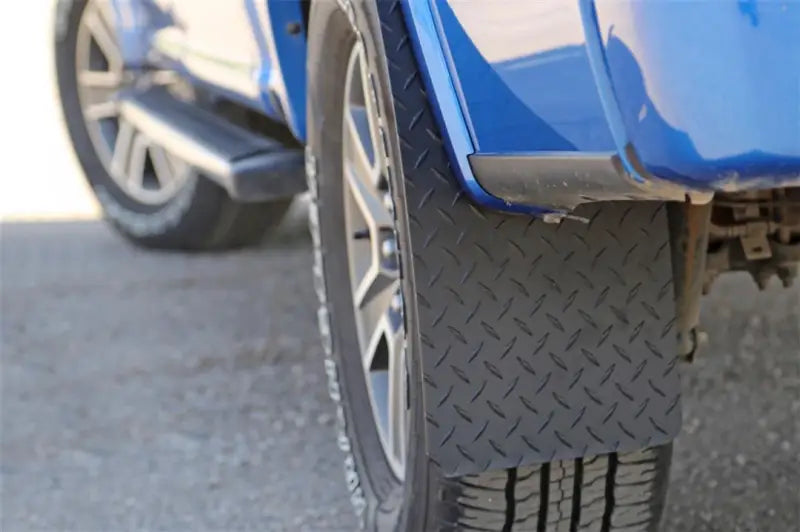 Mud Flap Multi-Fit (See Document for Guidance); 11 Inch X 19 Inch; Set of 2; Rectangle With Radius Notch; Without Logo;