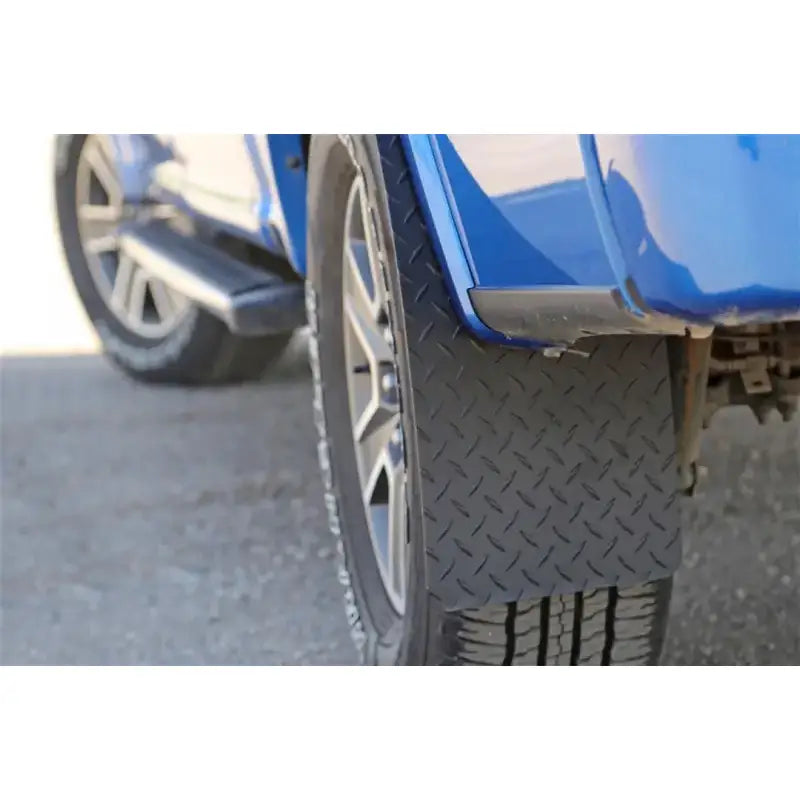 Mud Flap Multi-Fit (See Document for Guidance); 11 Inch X 19 Inch; Set of 2; Rectangle With Radius Notch; Without Logo;