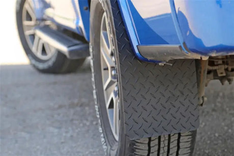 Mud Flap Multi-Fit (See Document for Guidance); 11 Inch X 19 Inch; Set of 2; Rectangle With Radius Notch; Without Logo;