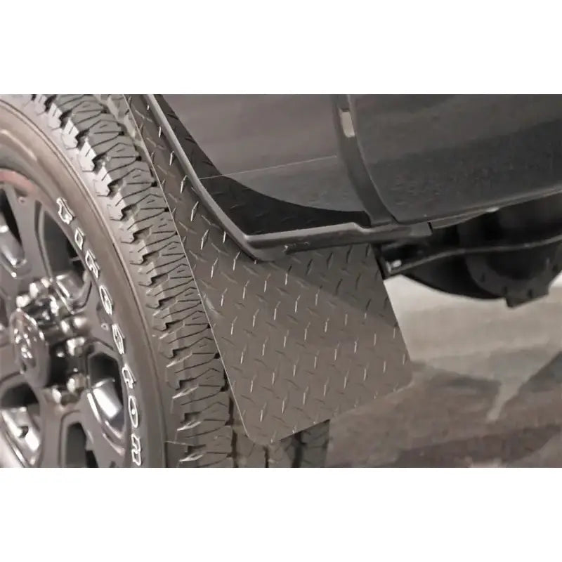 Mud Flap Multi-Fit (See Document for Guidance); 11 Inch X 19 Inch; Set of 2; Rectangle With Radius Notch; Without Logo;