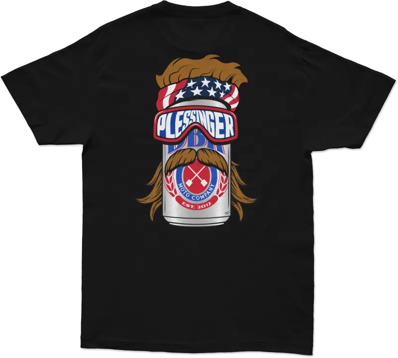 Mullet Madness Tee Black 2x - DBK