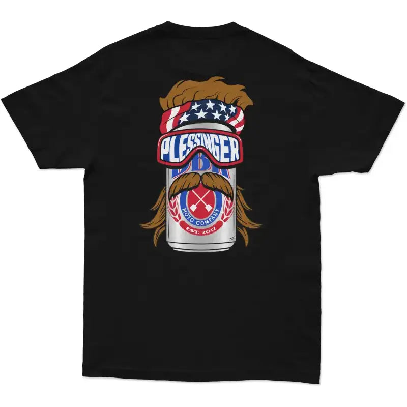 Mullet Madness Tee Black Sm - DBK