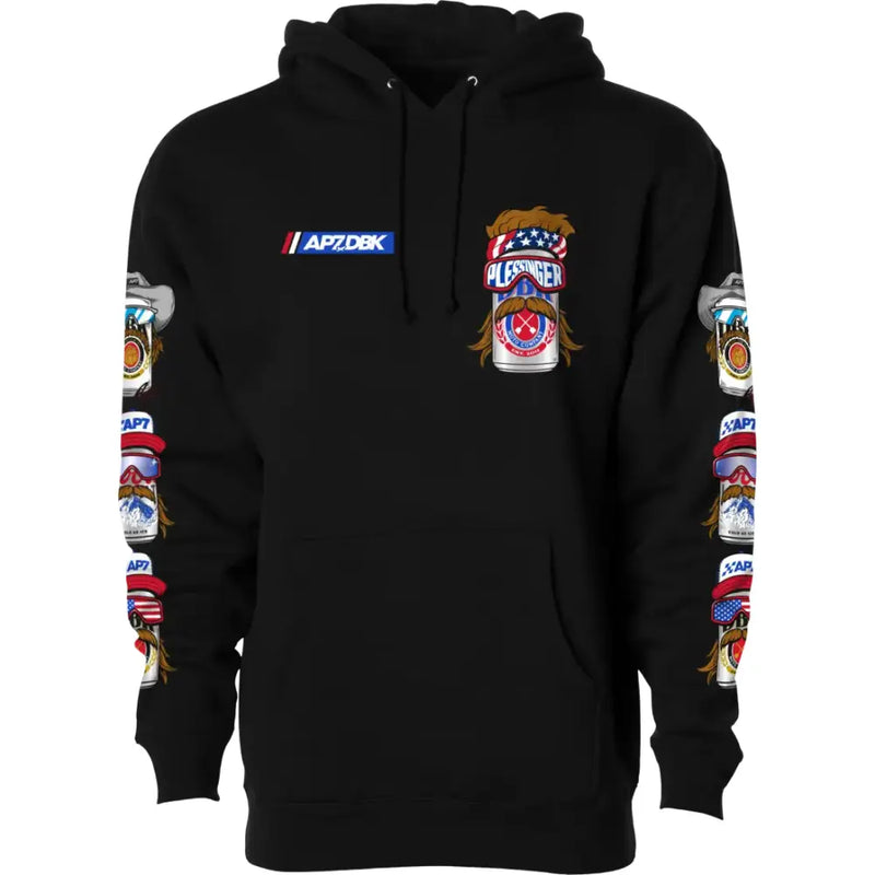 Mullet Madness Hoodie Black Md - DBK