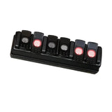 Multi Purpose Light Controller, 6 Channels, 12-24V, Android/iOS Control, On/Off and Dimming, 8 ft Waterproof Wiring Harness, Back-lit RF Remote, Mounting Brackets Included