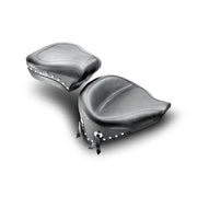 Mustang 00-15 Harley Softail Standard Rear Tire Wide Touring Passenger Seat w/Studs - Black - Seats