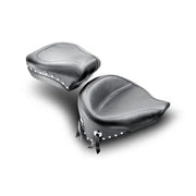 Mustang Motorcycle 76180 Mustang 00-15 Harley Softail Standard Rear Tire Wide Touring Passenger Seat w/Studs - Black