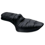 Black tufted motorcycle seat for Harley Sportster 1pc seat Regal Duke 1PC Seat