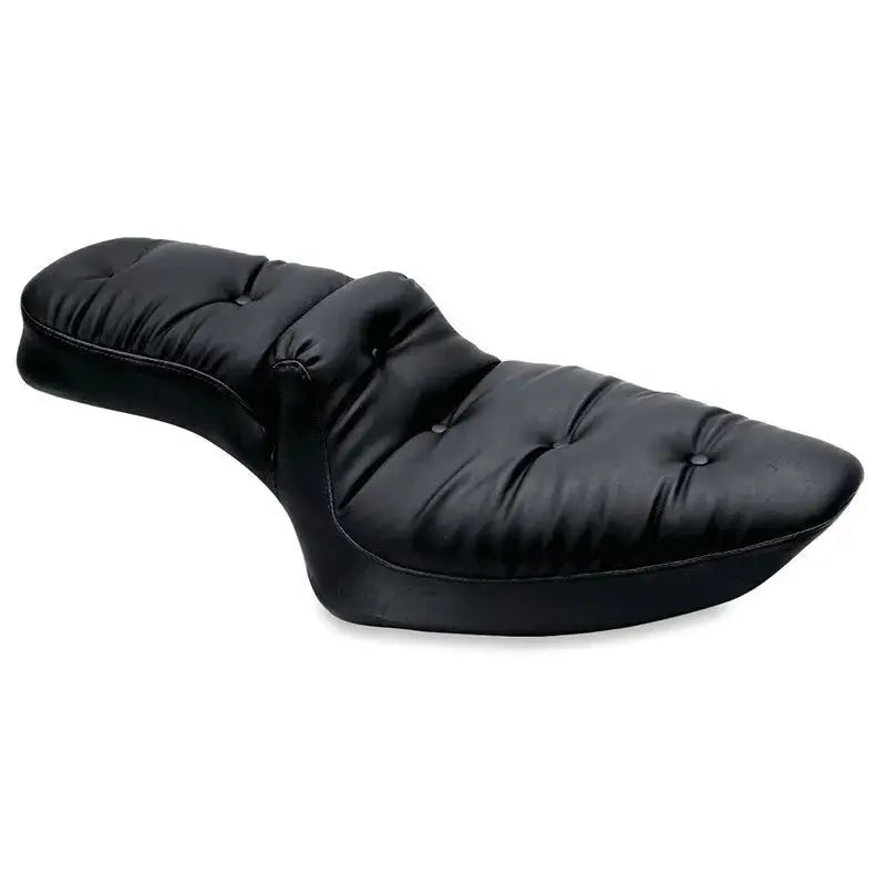 Black tufted motorcycle seat for Harley Sportster 1pc seat Regal Duke 1PC Seat