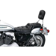 Mustang 04-21 Harley Sportster Duke 1PC Seat Regal - Black - Seats