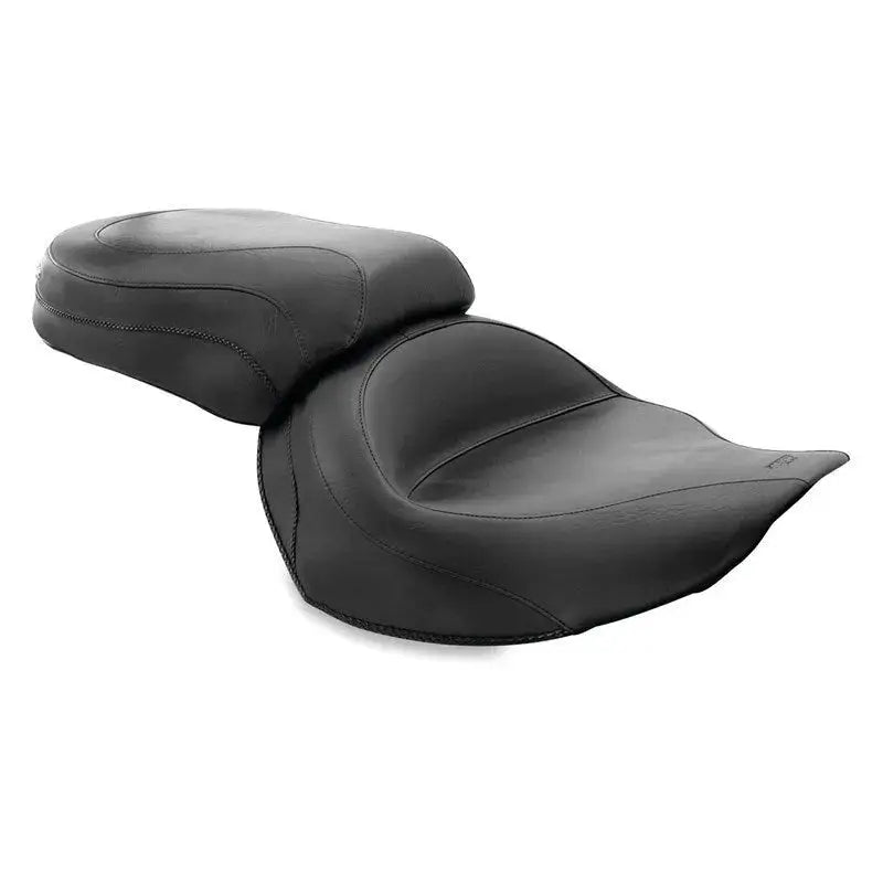 Mustang 06-15 Yamaha Roadliner & Stratoliner Wide Touring Passenger Seat - Black - Seats