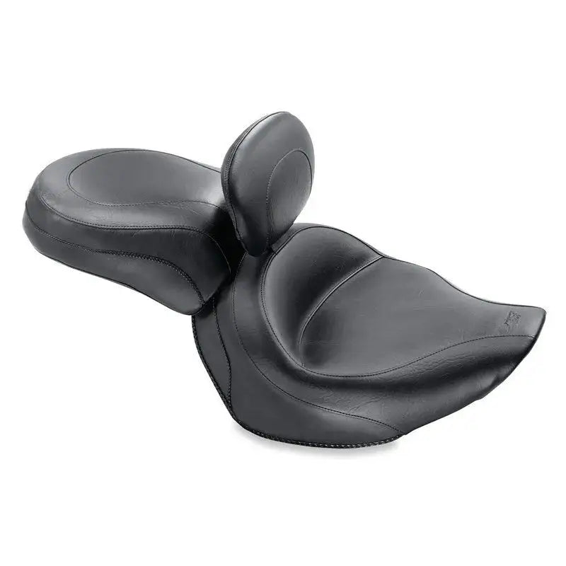 Mustang 06-15 Yamaha Roadliner Stratoliner Wide Touring Recessed Passenger Seat - Black - Seats