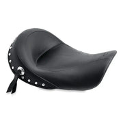 Black studded Harley Dyna solo seat for Harley Dyna standard touring bikes