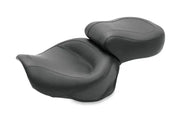 Black Harley Dyna wide touring seat for Mustang 06-17 Harley Dyna models