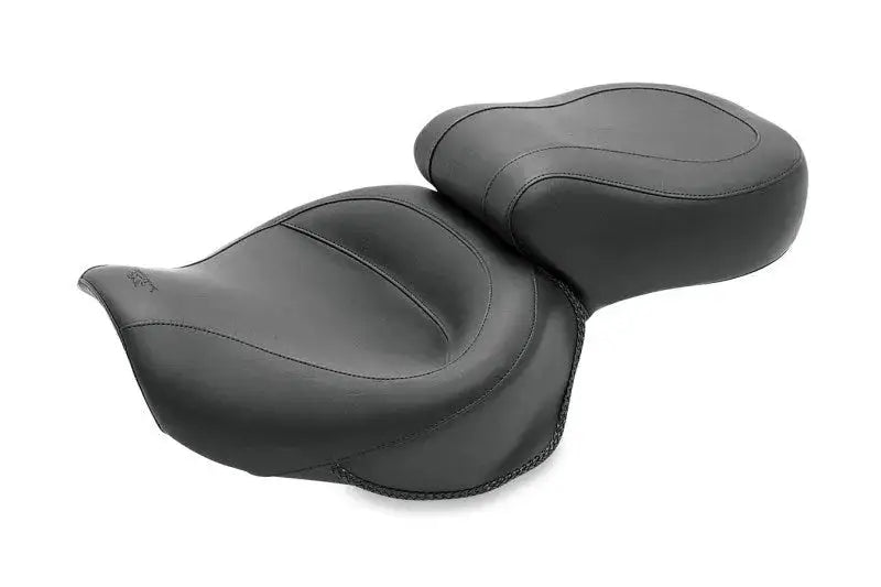 Black Harley Dyna wide touring seat for Mustang 06-17 Harley Dyna models