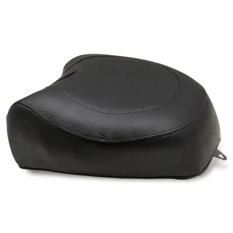 Black Harley Dyna wide passenger seat for Mustang 06-17 Harley Dyna models