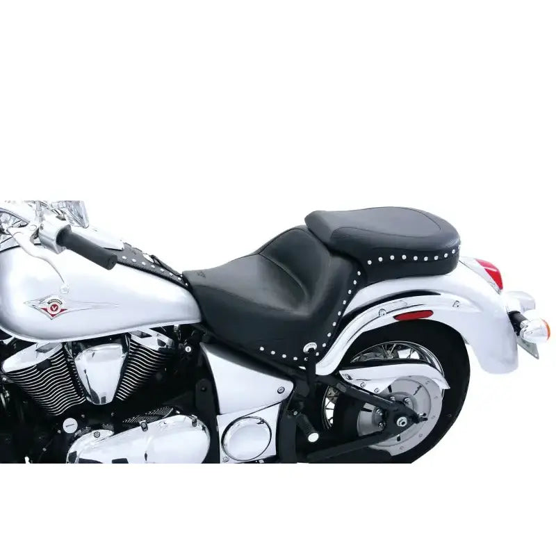 Mustang 06-21 Kawasaki Vulcan 900 Classic, Custom Standard Touring 1PC Seat w/Studs - Black - 76126