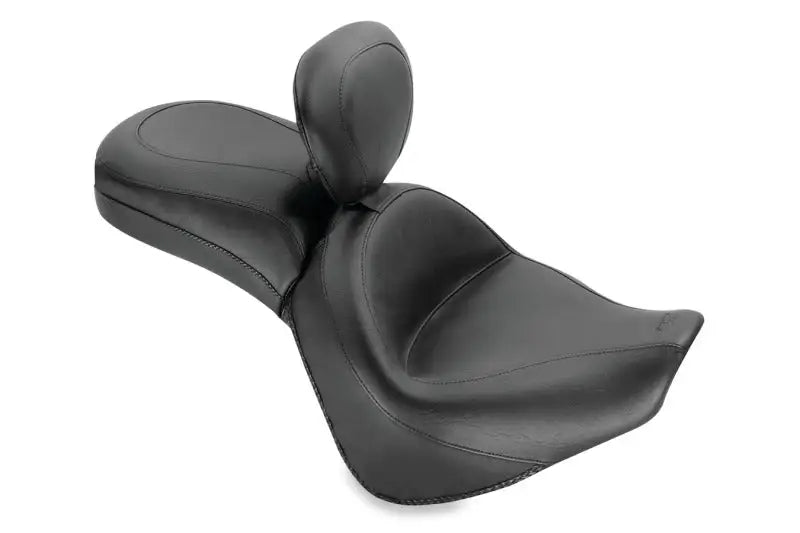 Mustang 06-21 Kawasaki Vulcan 900 Classic, Custom Touring 1PC Seat w/Driver Backrest - Black - 79417