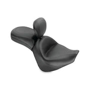 Mustang 06-21 Kawasaki Vulcan 900 Classic, Custom Touring 1PC Seat w/Driver Backrest - Black - 79417