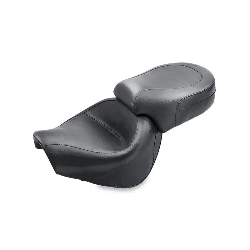 Black Mustang 07-17 Yamaha V-Star 1300 touring 2pc seat for wide touring 2pc bikes