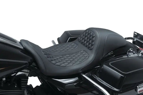 Mustang 08-21 Harley Electra Glide,Rd Glide,Rd King ,Str Glide Hightail Fastback 1PC Seat - Black - 75947
