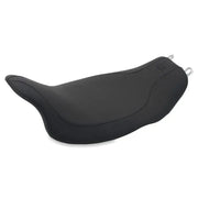 Black solo seat for Mustang Runaround Solo Seat on Harley Electra Glide and more