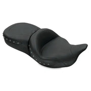 Mustang 08-21 Harley Electra Glide,Rd Glide,Rd King,Str Glide Super Tour 1PC Seat Blk Pearls - Black - 79547