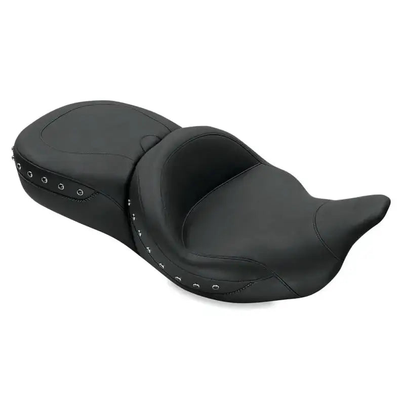 Mustang 08-21 Harley Electra Glide,Rd Glide,Rd King,Str Glide Super Tour 1PC Seat Blk Pearls - Black - 79547