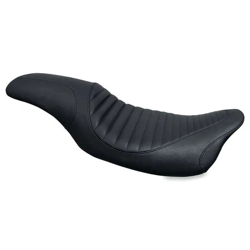 Black tripper fastback 1pc seat for Mustang Harley Electra Glide Rd Glide Rd King Str Glide