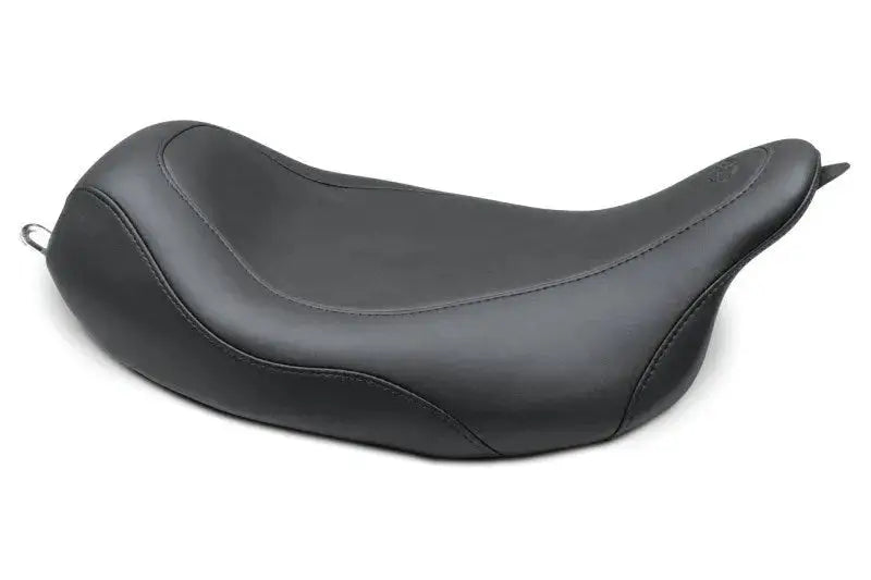 Black wide tripper solo seat for Mustang 08-21 Harley Electra Glide Rd Glide Rd King Str Glide