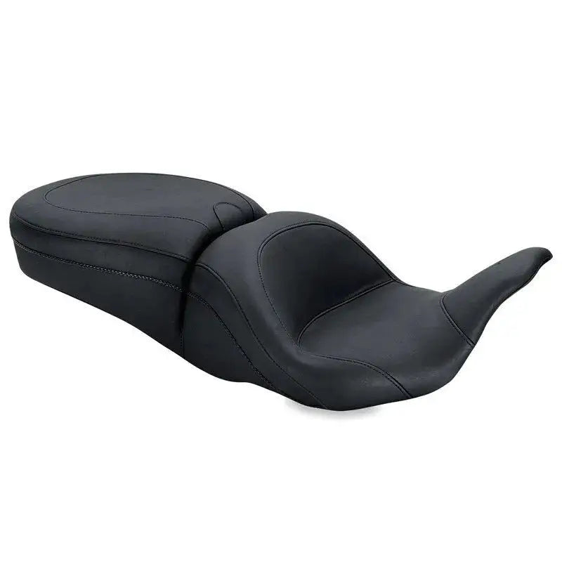Mustang 08-21 Harley Electra Glide Rd King Str Lowdown Touring 1PC Seat - Black - Seats