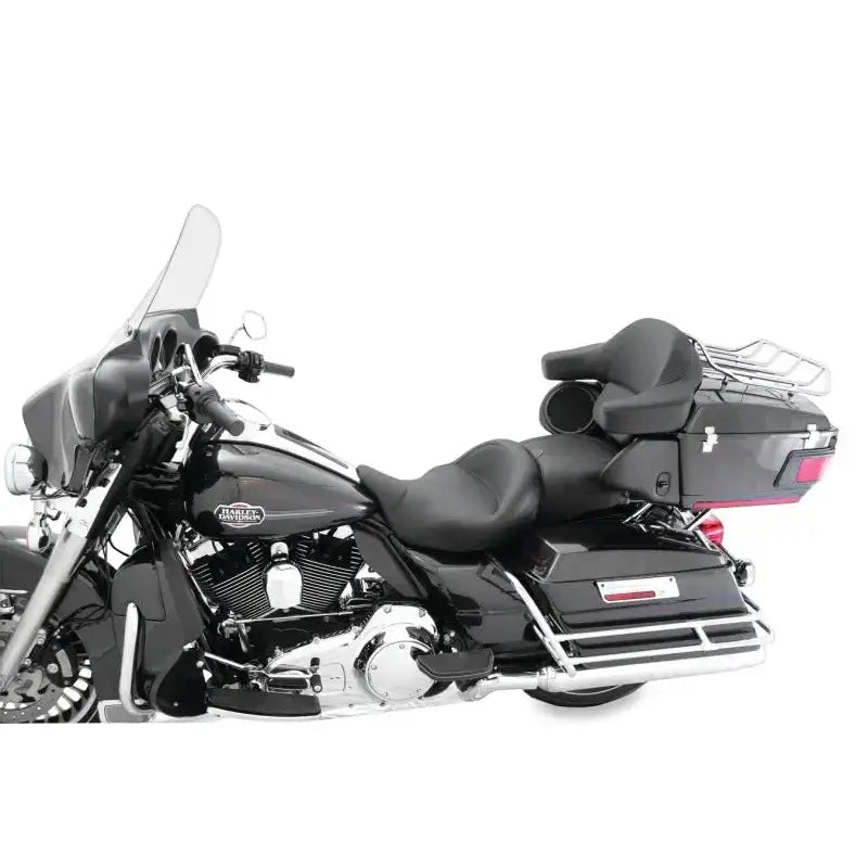 Mustang 08-21 Harley Electra Glide, Rd Glide, Rd King, Str Glide Super Touring 1PC Seat - Black - 79538