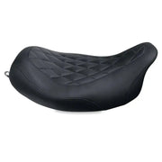 Mustang 08-21 Harley Electra Glide Std,Rd Glide,Rd King,Str Solo Seat Diamond Stitch - Brown - Seats