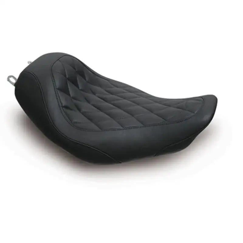 Mustang 08-21 Harley Electra Glide Std,Rd Glide,Rd King,Str Solo Seat Diamond Stitch -Brown - Seats