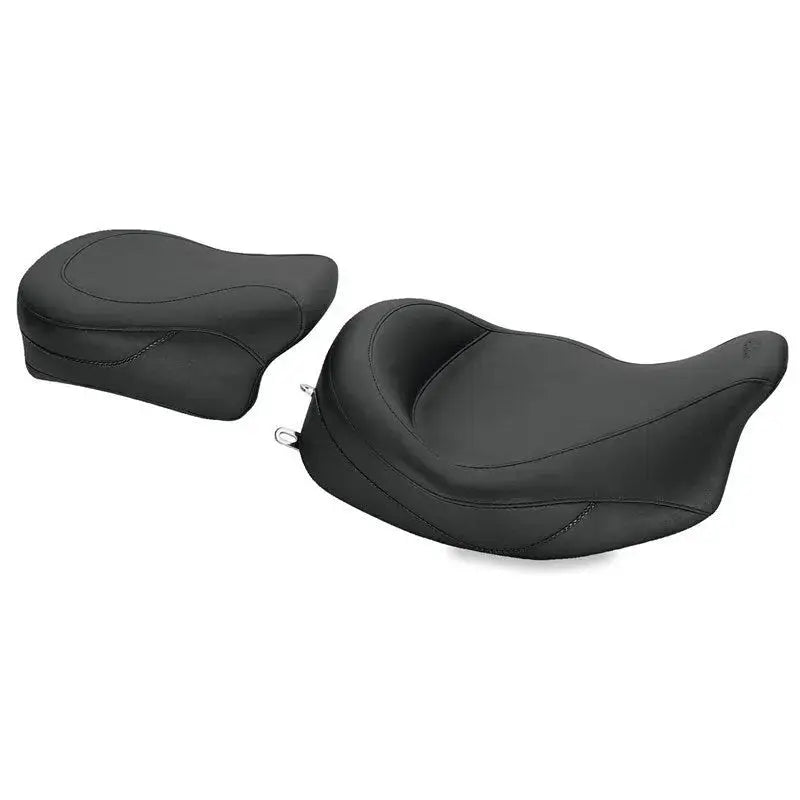 Mustang 08-21 Harley Electra Glide Std,Rd Glide,Rd King,Str Super Touring Solo Seat - Black - Seats