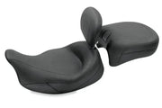 Mustang 08-21 Harley Electra Glide Std,Rd Glide,Rd King,Str Touring Solo Seat - Black - Seats