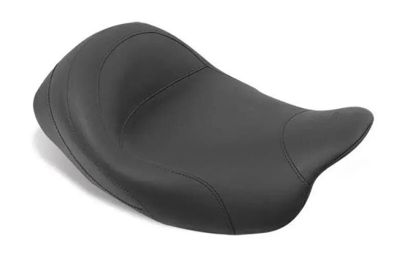 Black touring solo seat for Mustang Harley Electra Glide Std 08-21 Street Glide Touring Solo