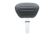 Mustang 08-21 HD Electra Glide,Rd Glide,Rd King,Str Glide Driver Backrest - Black w/ Blue Stitching - Mustang Motorcycle