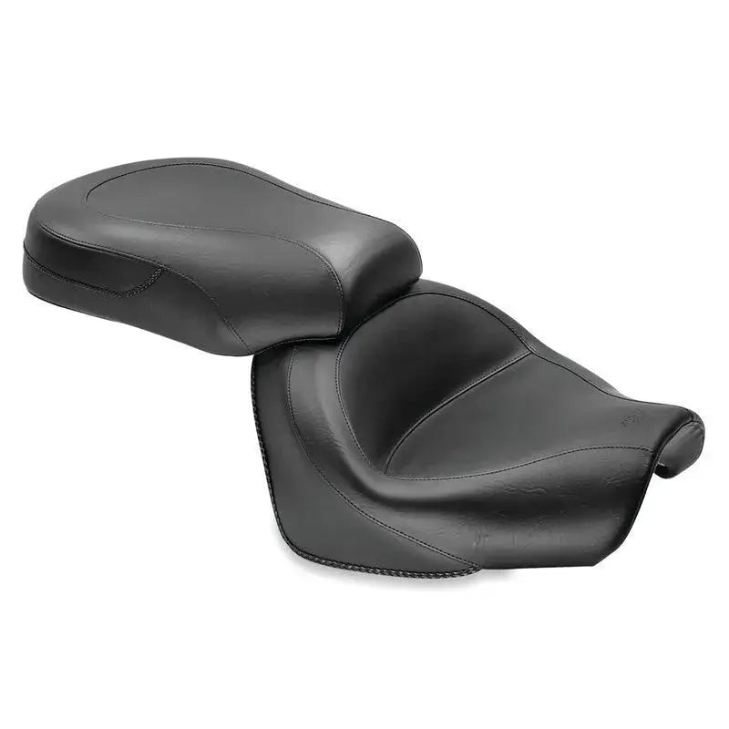 Mustang 09-17 Yamaha V-Star 950 Tourer Standard Touring 2PC Seat - Black - Seats