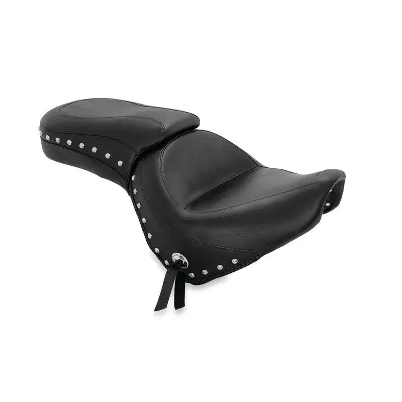 Black studded 1pc seat for Honda VT1300C Sabre Stateline Interstate motorcycles