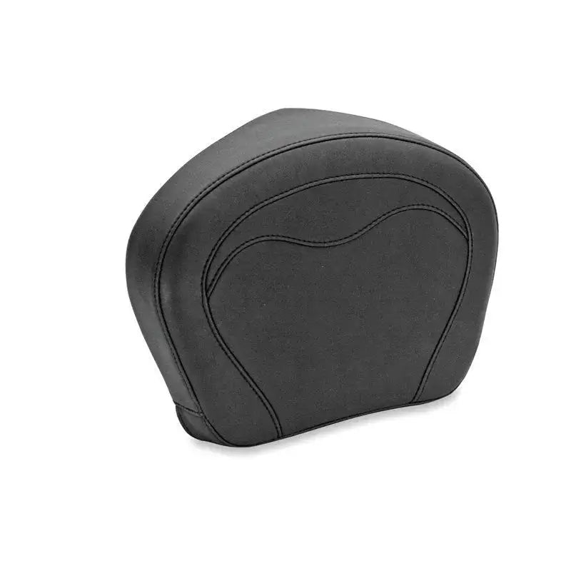 Black leather sissy bar pad for Mustang Victory Cross Roads Cross Country Magnum Sissy Bar