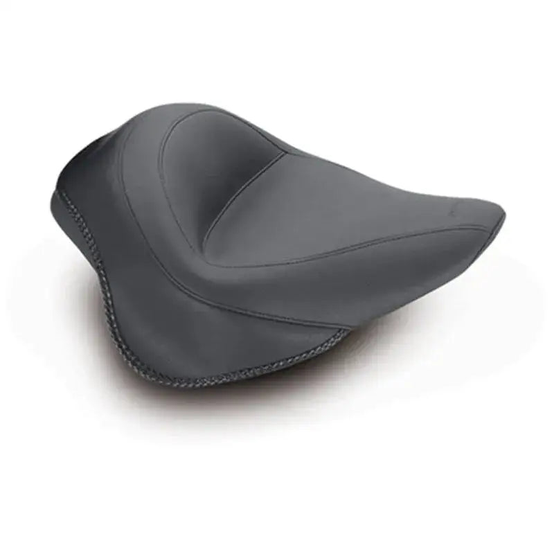 Mustang 11-13 Harley Blackline 12-17 Slim,Slim S Wide Touring Solo Seat - Black - Seats