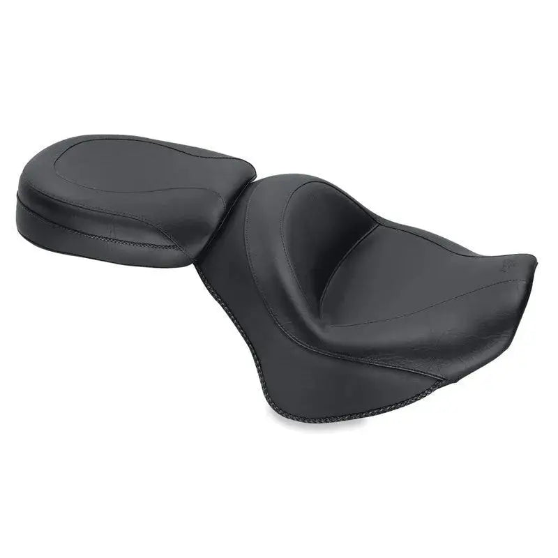 Mustang 11-17 Yamaha Stryker Standard Touring 2PC Seat - Black - Seats
