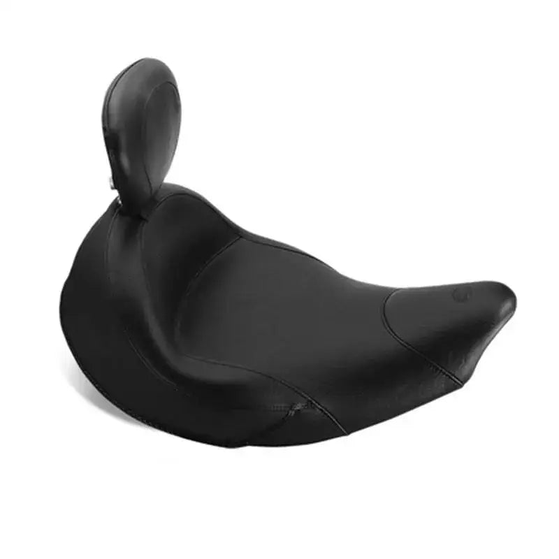 Black touring solo seat with backrest for Indian Chieftain and Chief Dark Horse bikes