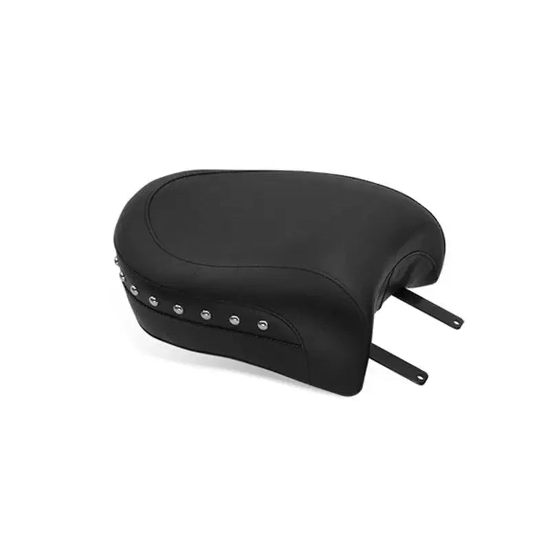 Black studded motorcycle tour pass seat for Mustang 14-21 Indian Chieftain and more