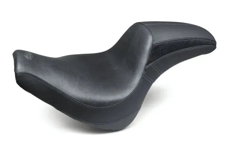 Black motorcycle seat for Mustang 18-21 Harley Fat Bob Tripper Fastback 1PC seat
