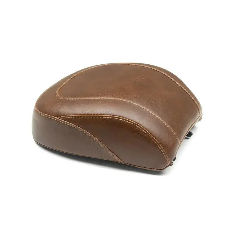 Brown leather passenger seat for Harley Fat Boy Wide Tripper Motorcycle