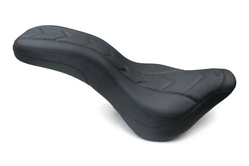 Black motorcycle seat for Harley Heritage Classic and Heritage models by Mustang